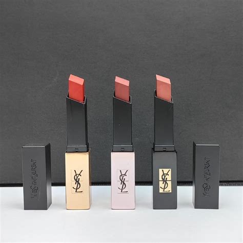 ysl 小 銀 條 唇膏